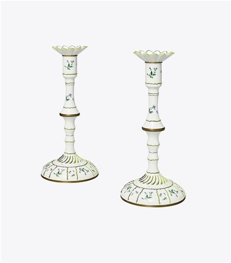 tory burch jolie fleur|jolie fleur candlestick set.